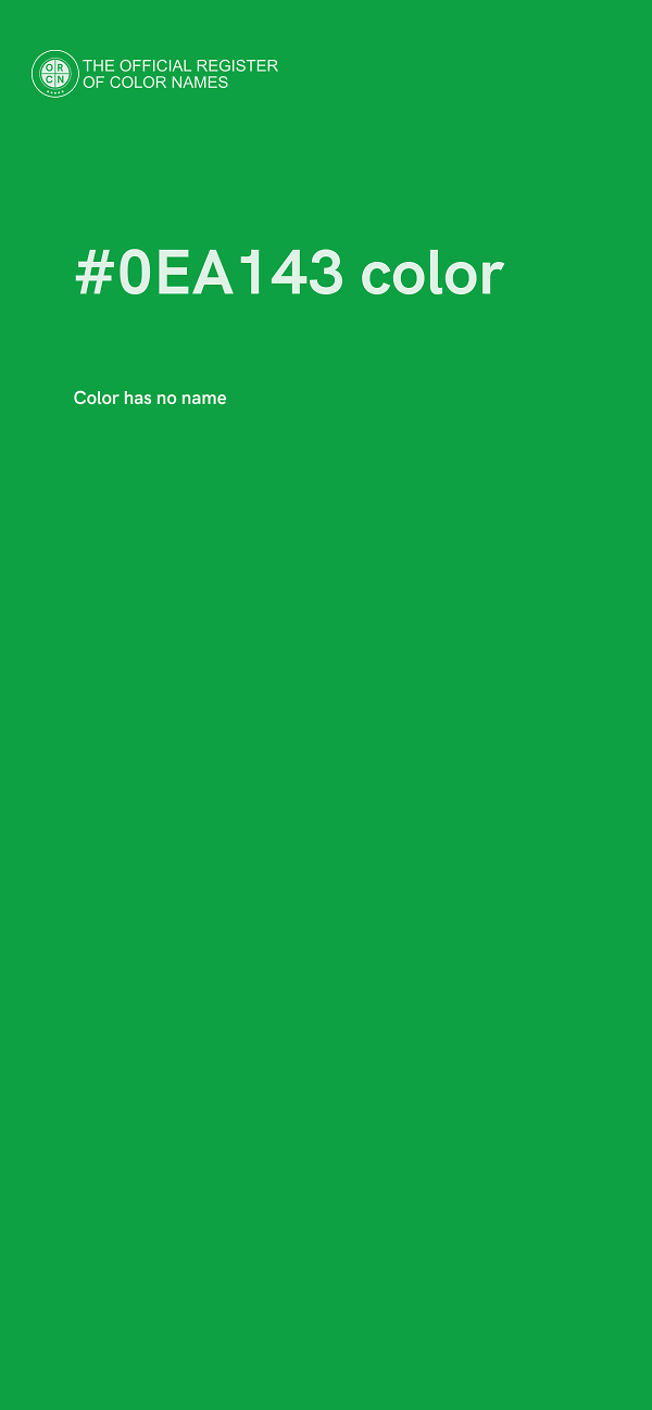 #0EA143 color image