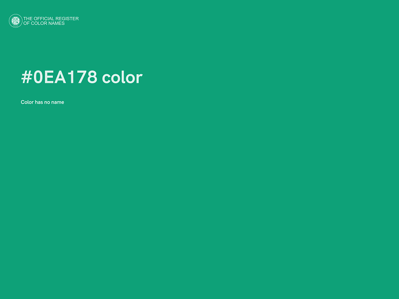 #0EA178 color image