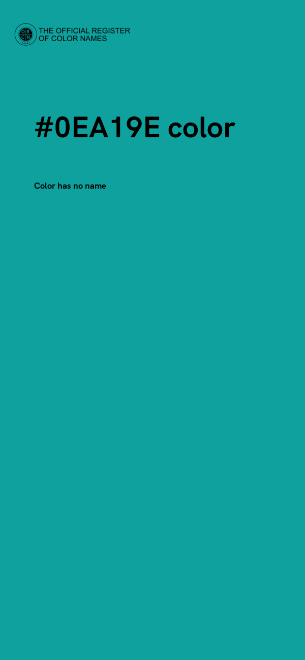 #0EA19E color image
