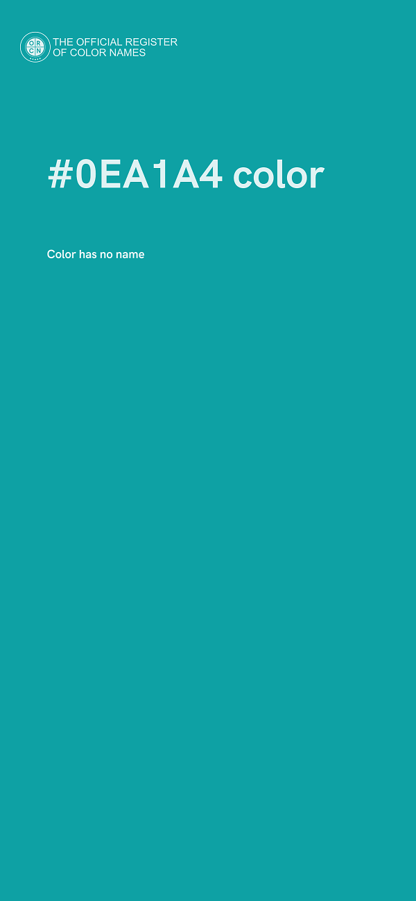 #0EA1A4 color image