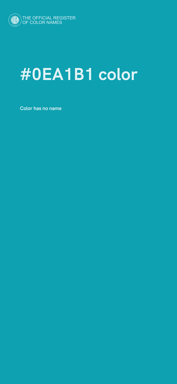 #0EA1B1 color image