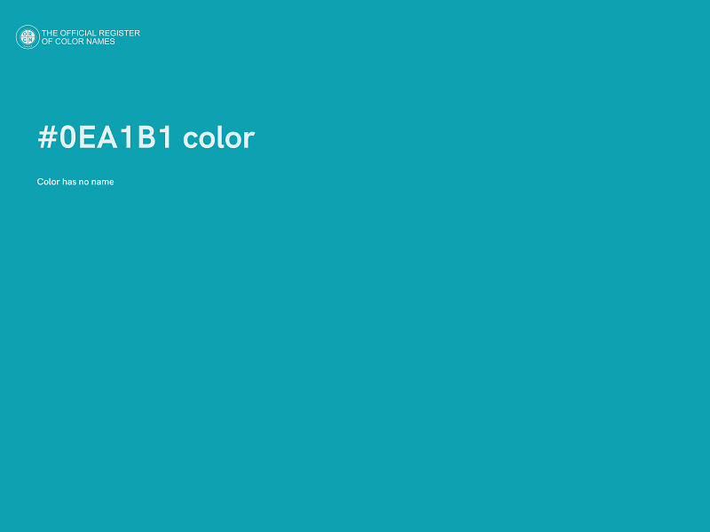 #0EA1B1 color image