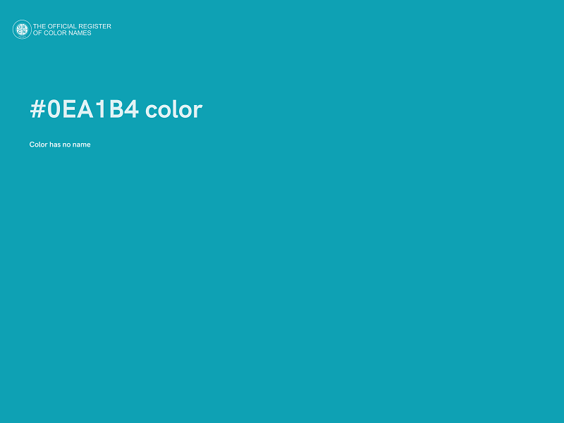 #0EA1B4 color image