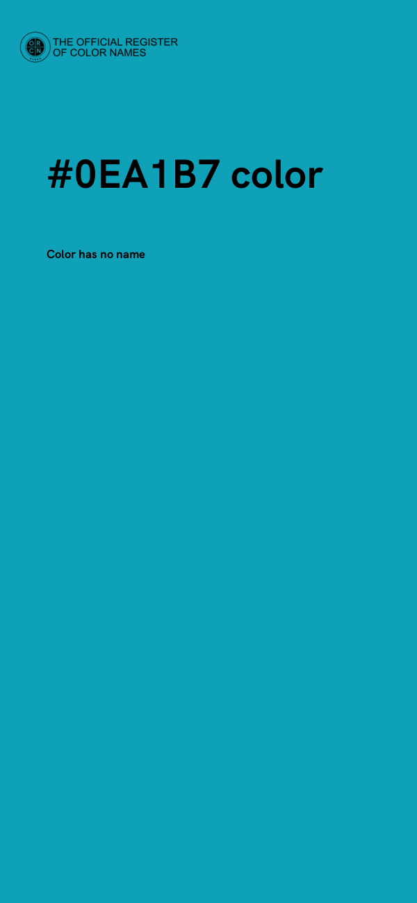 #0EA1B7 color image