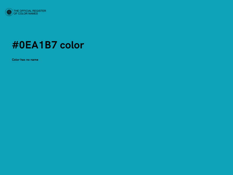 #0EA1B7 color image