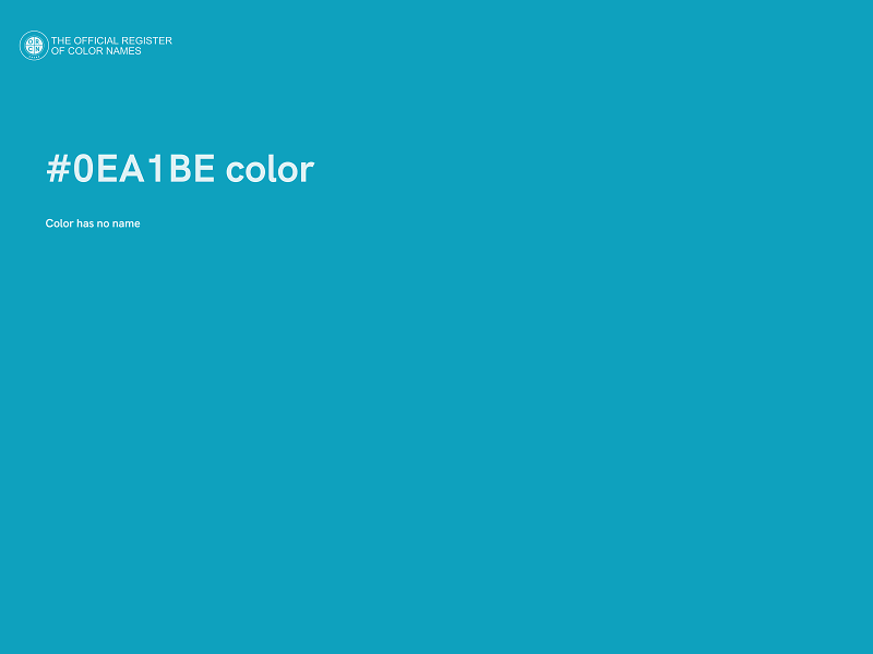 #0EA1BE color image