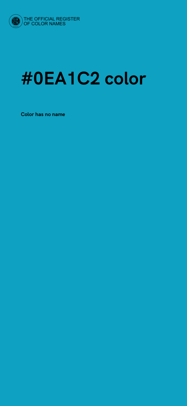 #0EA1C2 color image