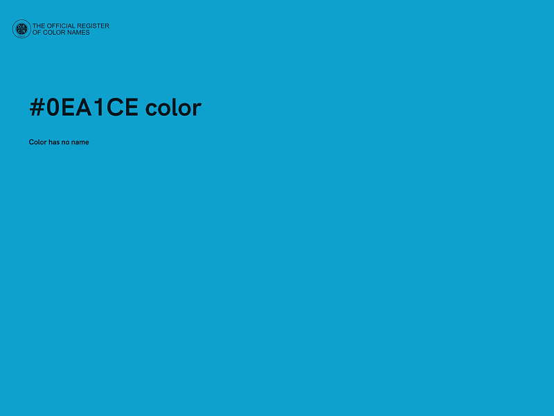 #0EA1CE color image