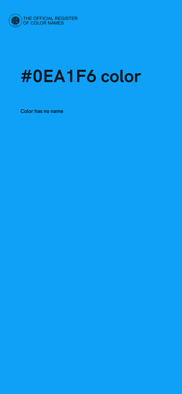 #0EA1F6 color image