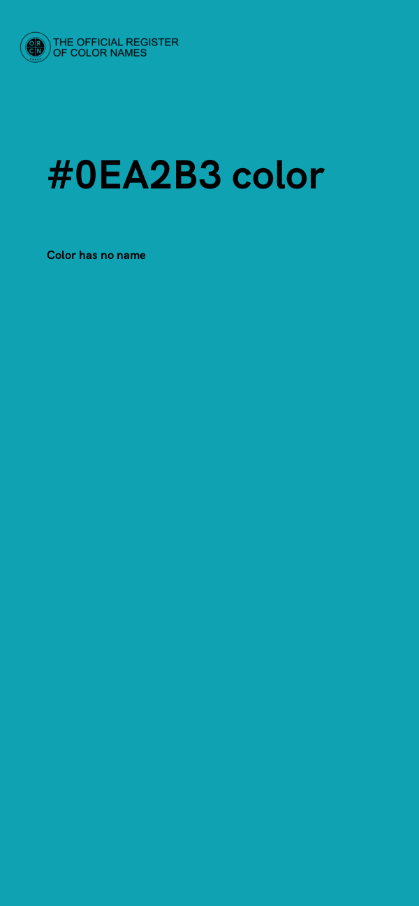 #0EA2B3 color image
