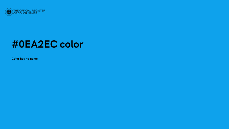 #0EA2EC color image