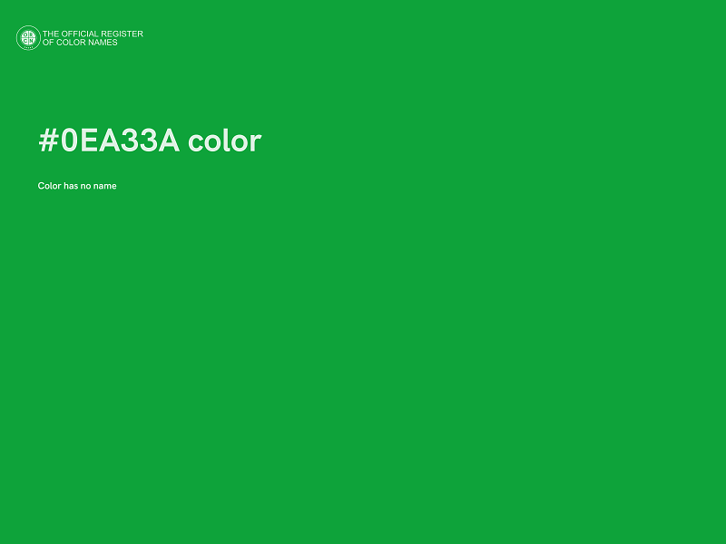 #0EA33A color image