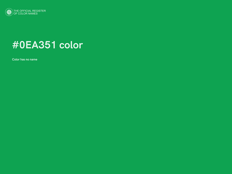#0EA351 color image