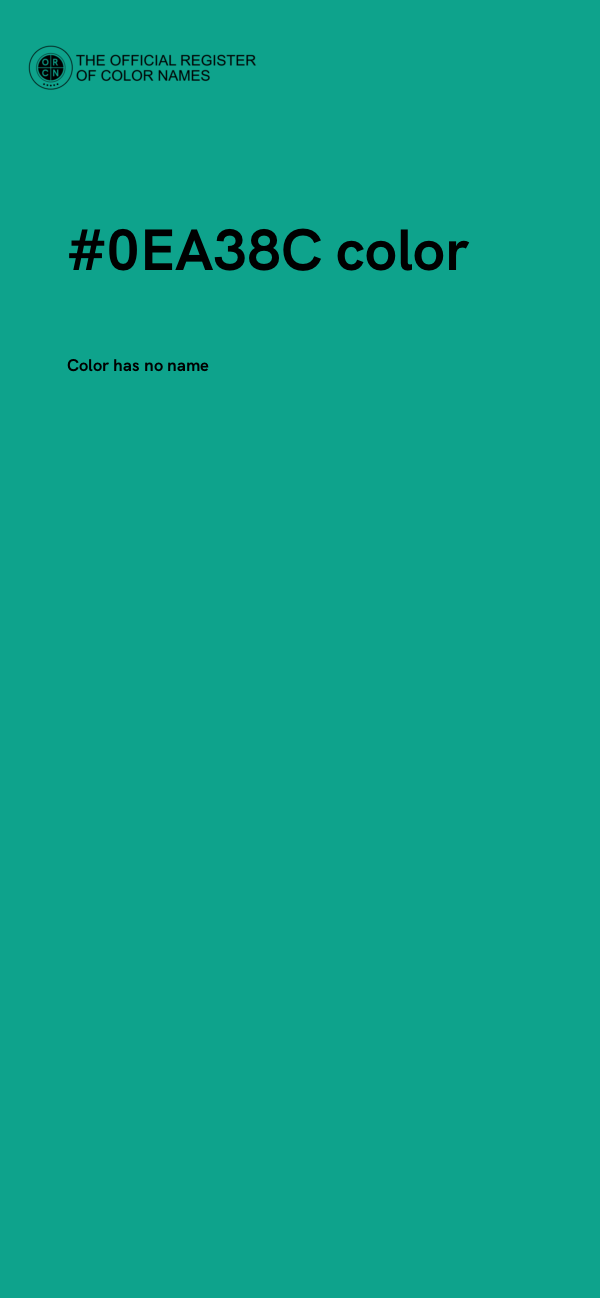 #0EA38C color image
