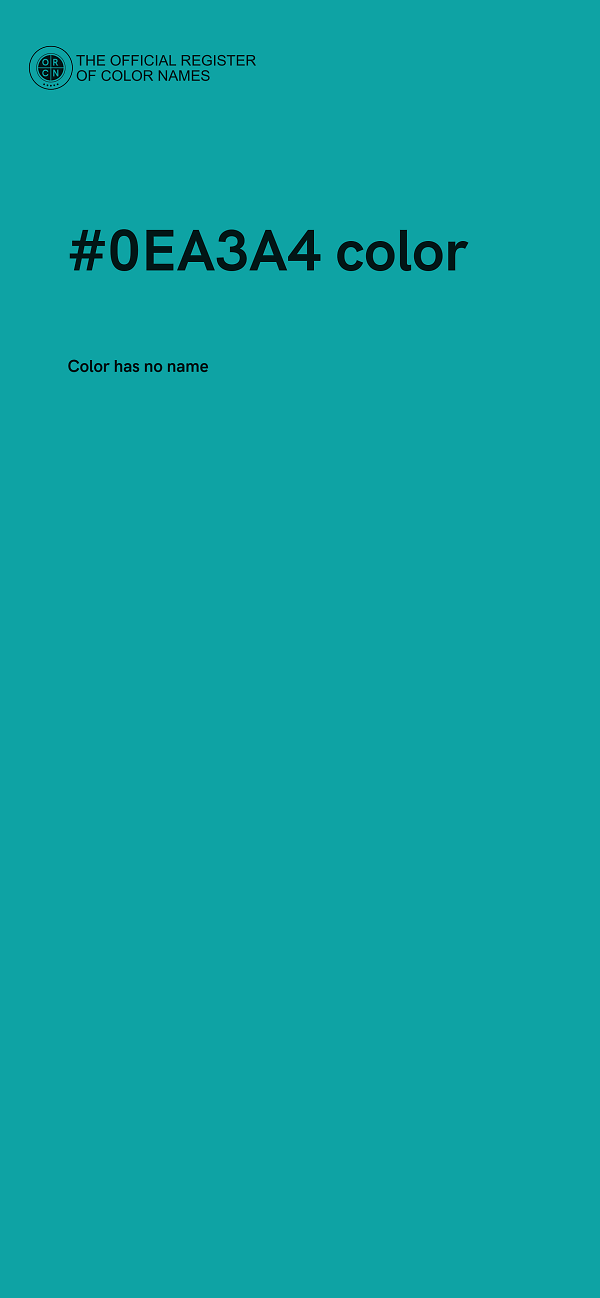 #0EA3A4 color image