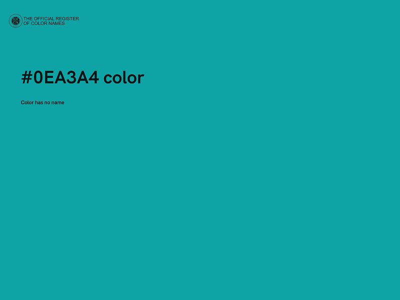 #0EA3A4 color image