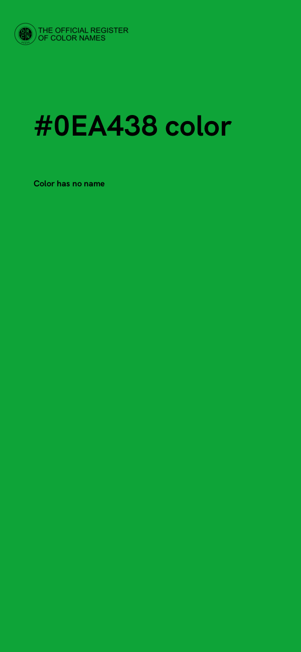 #0EA438 color image