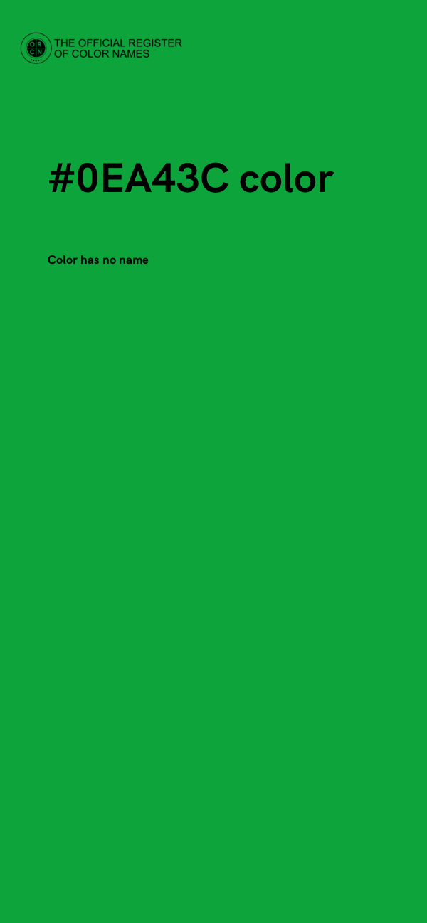 #0EA43C color image