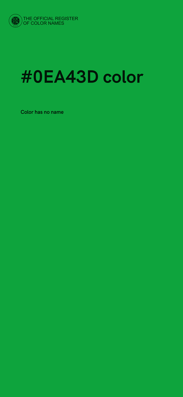 #0EA43D color image