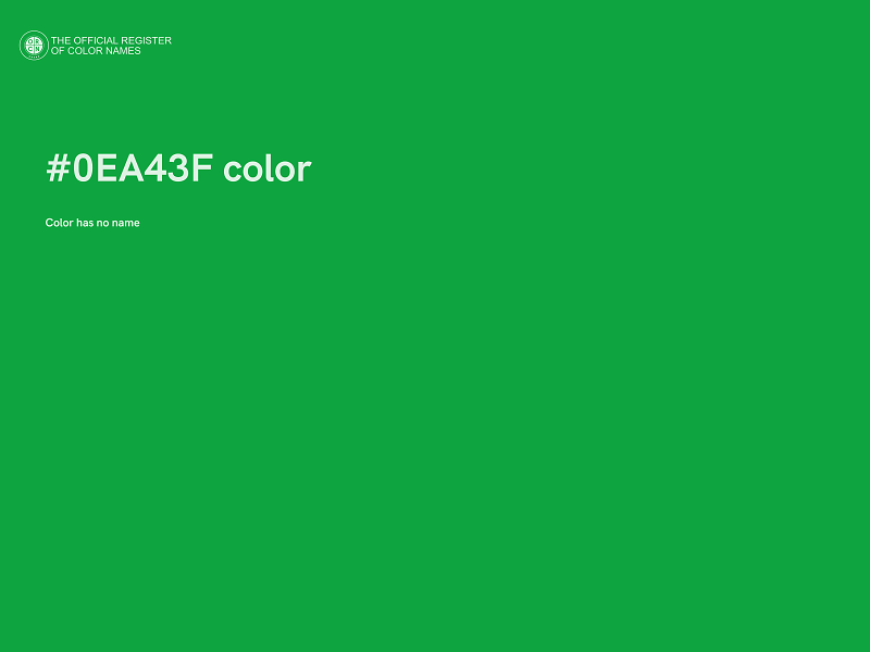 #0EA43F color image