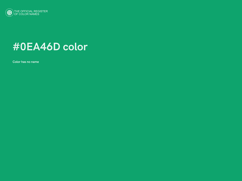 #0EA46D color image