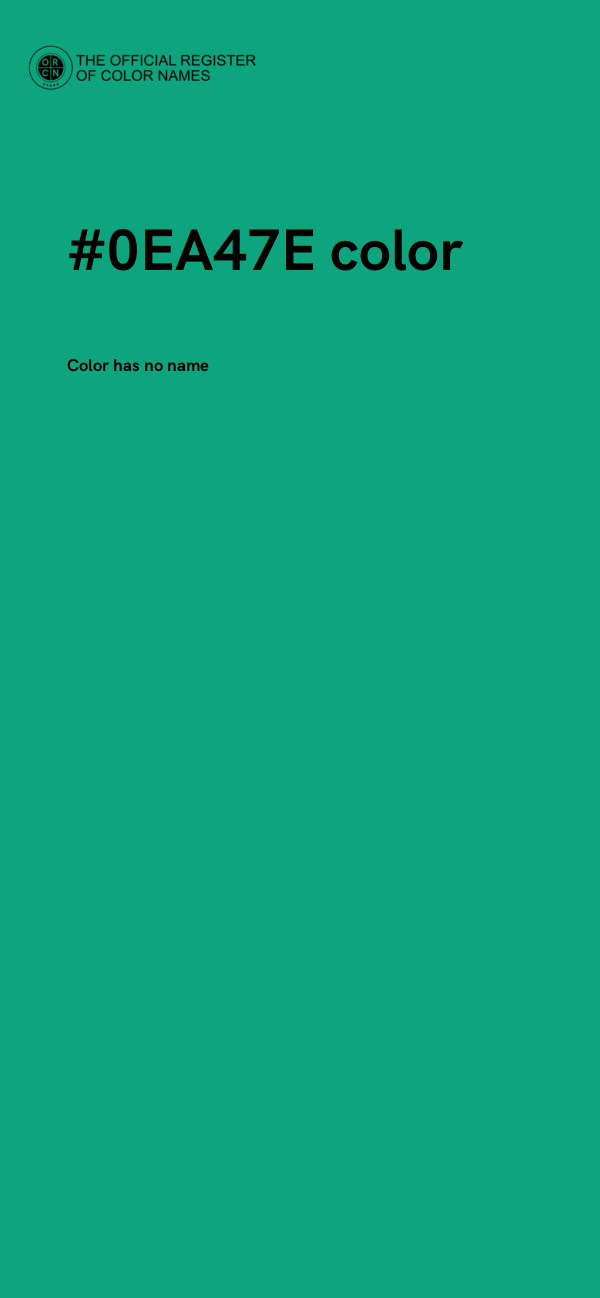 #0EA47E color image