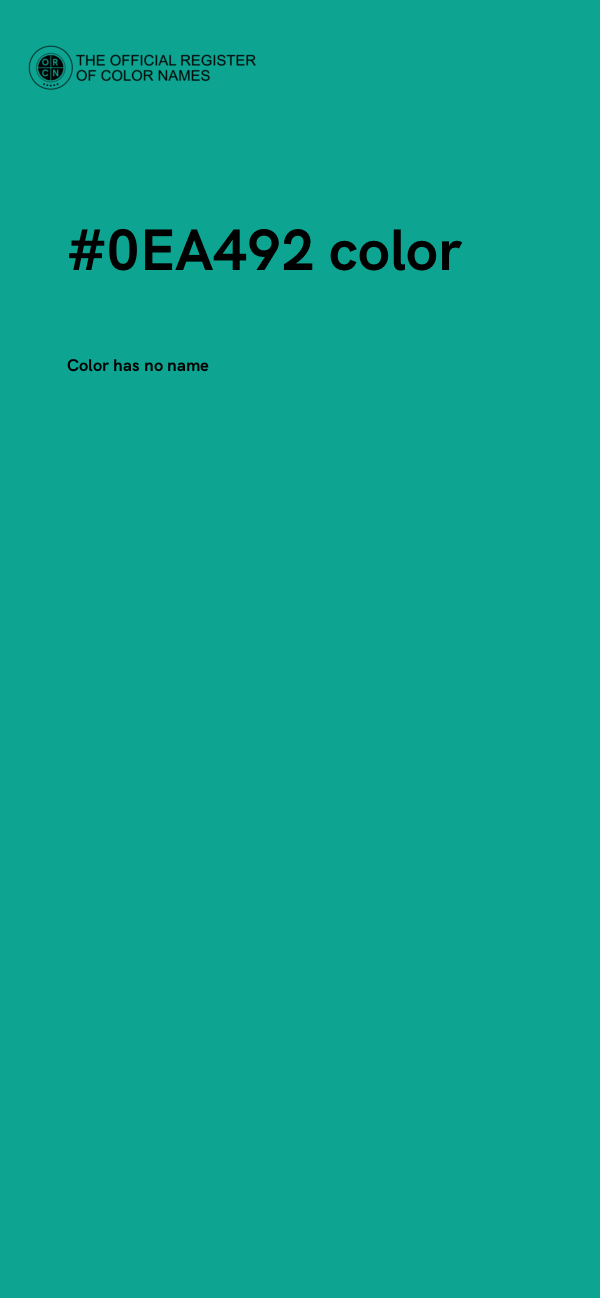 #0EA492 color image