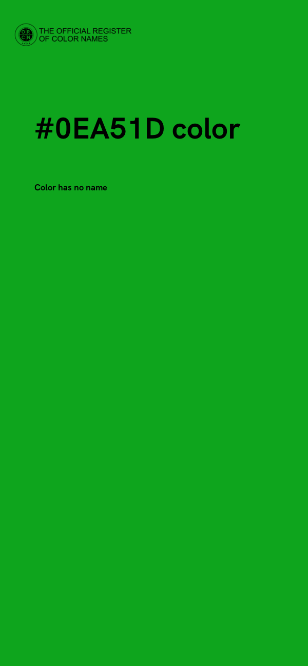 #0EA51D color image