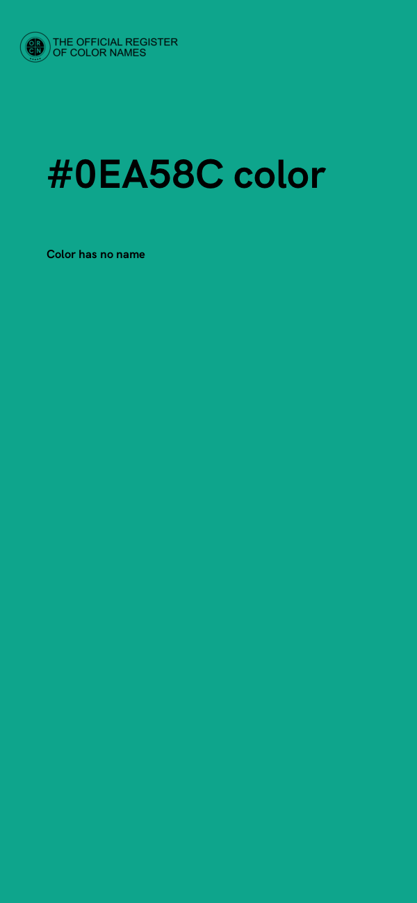 #0EA58C color image