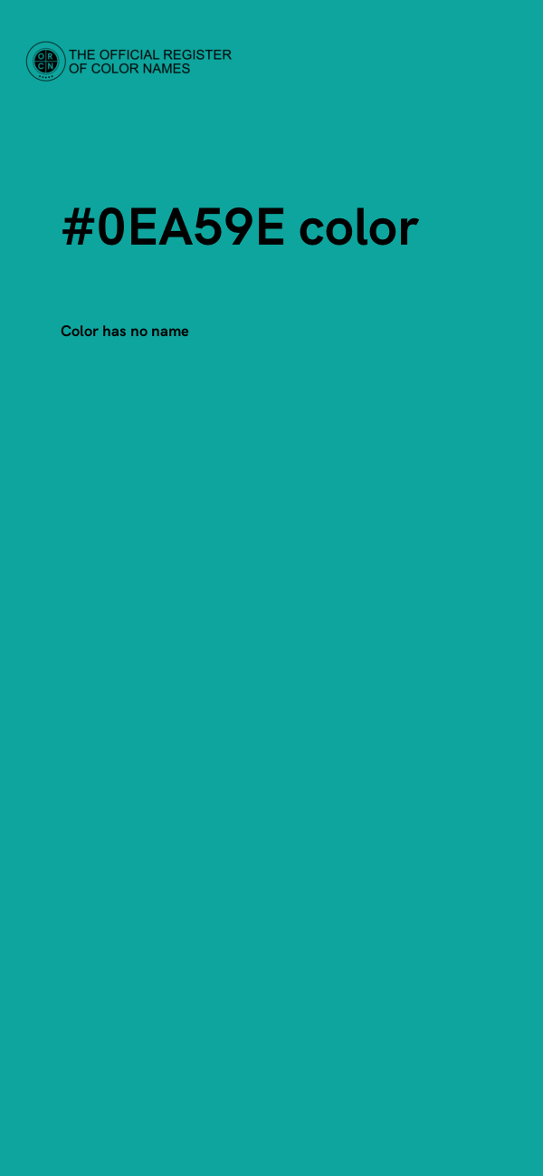 #0EA59E color image