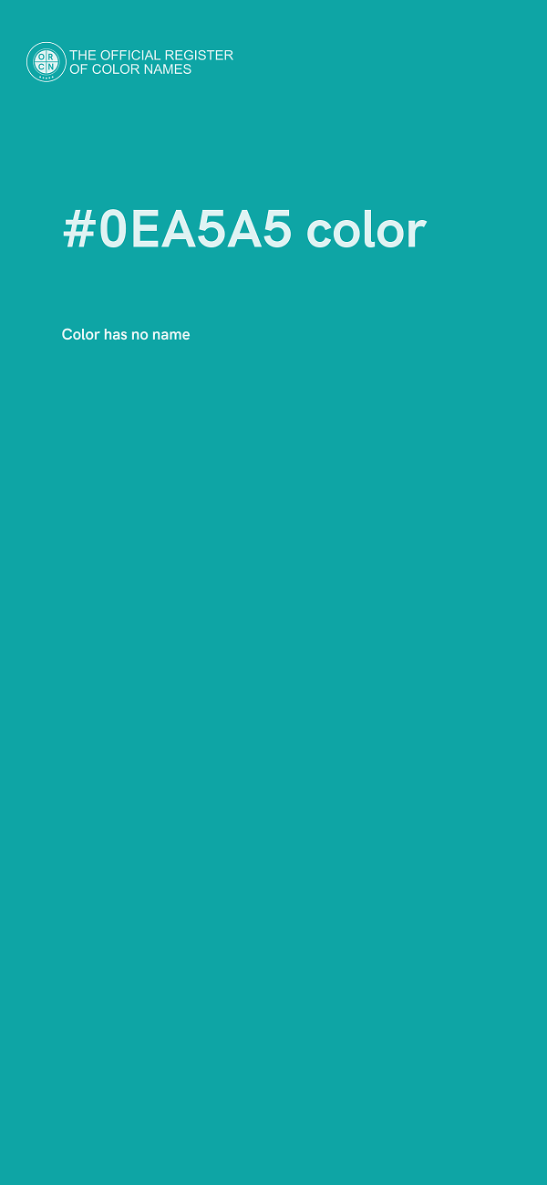 #0EA5A5 color image