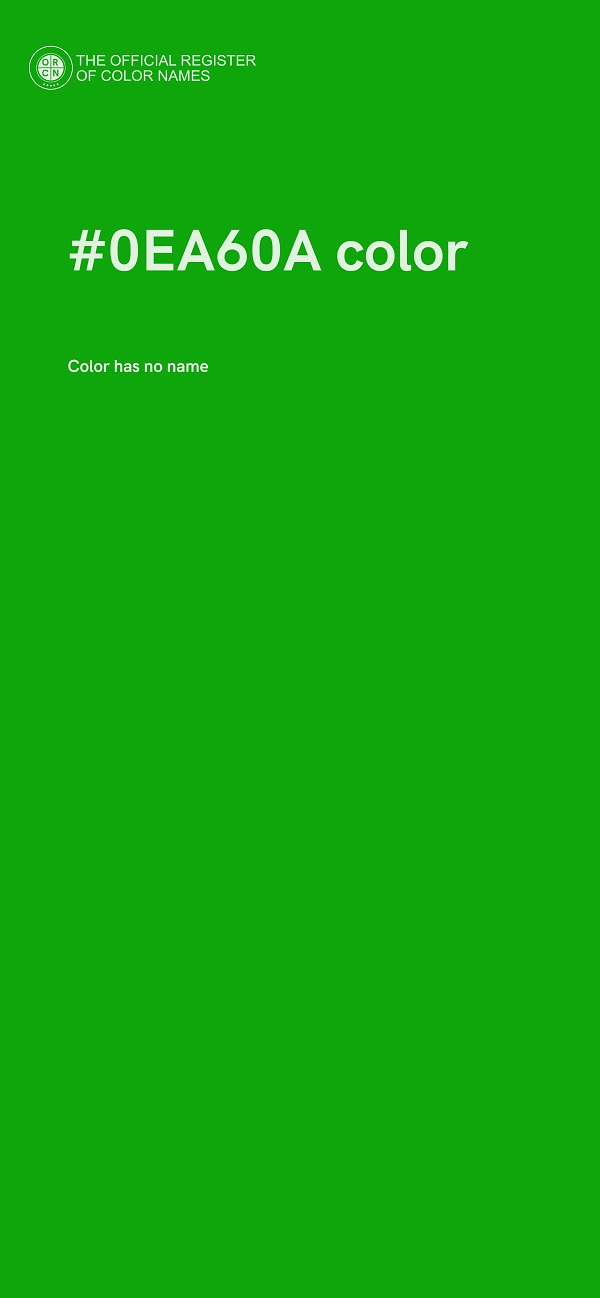 #0EA60A color image