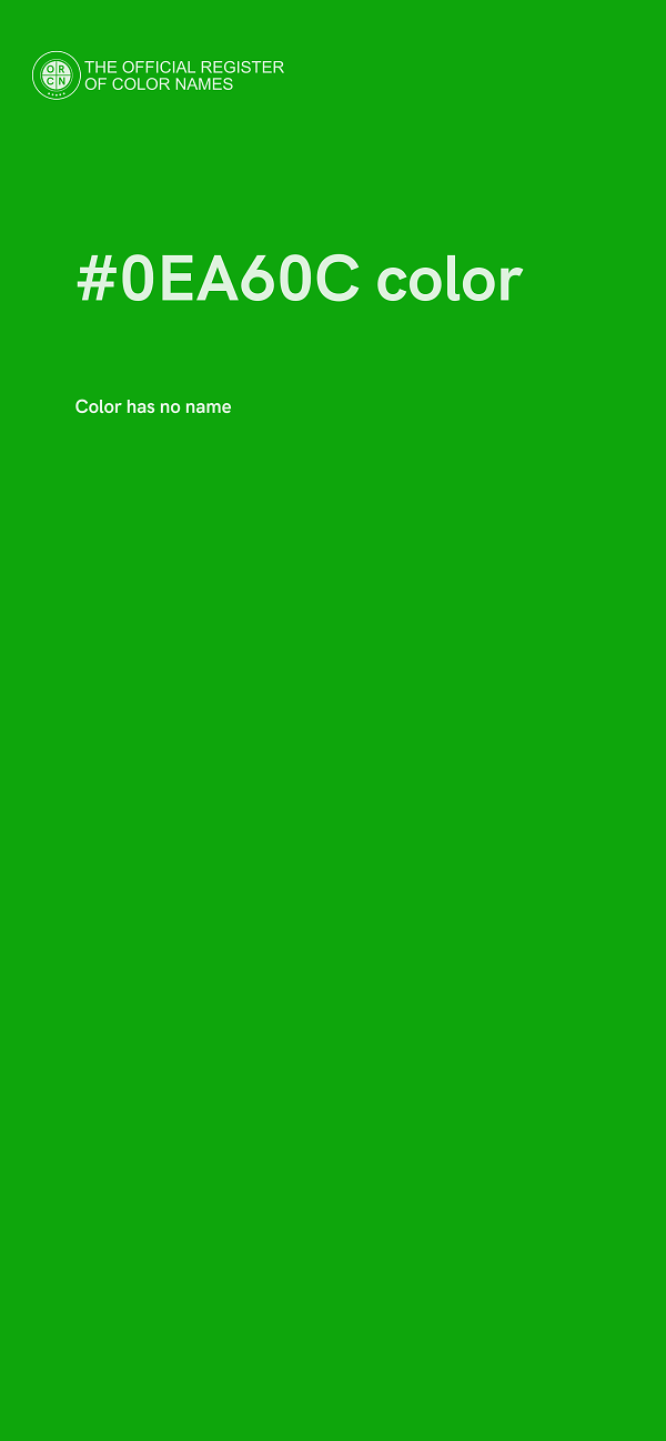 #0EA60C color image