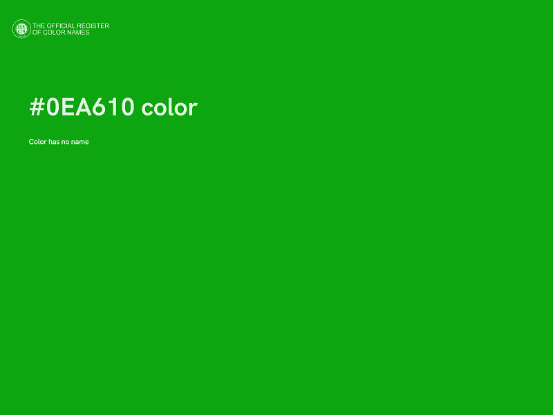 #0EA610 color image