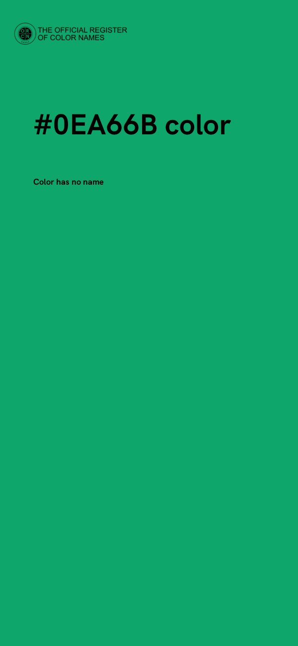 #0EA66B color image
