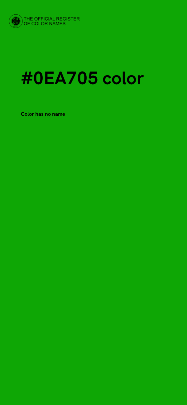 #0EA705 color image