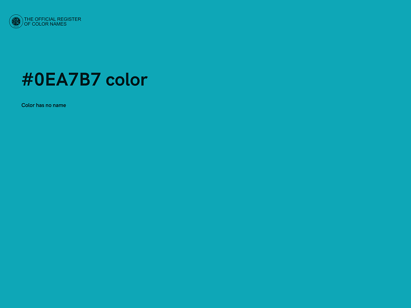 #0EA7B7 color image
