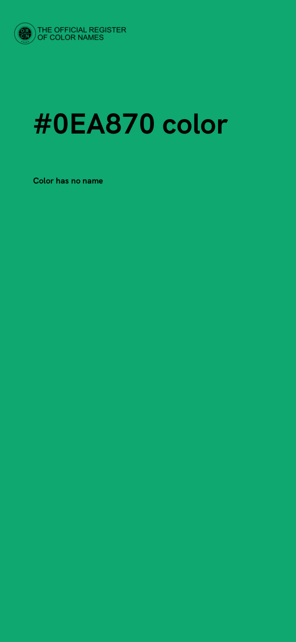 #0EA870 color image