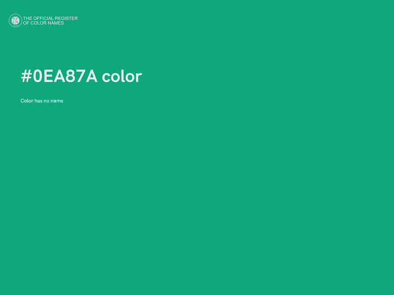 #0EA87A color image