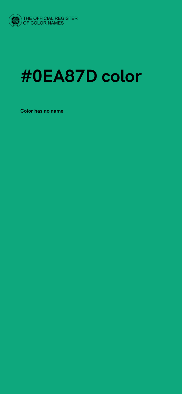 #0EA87D color image
