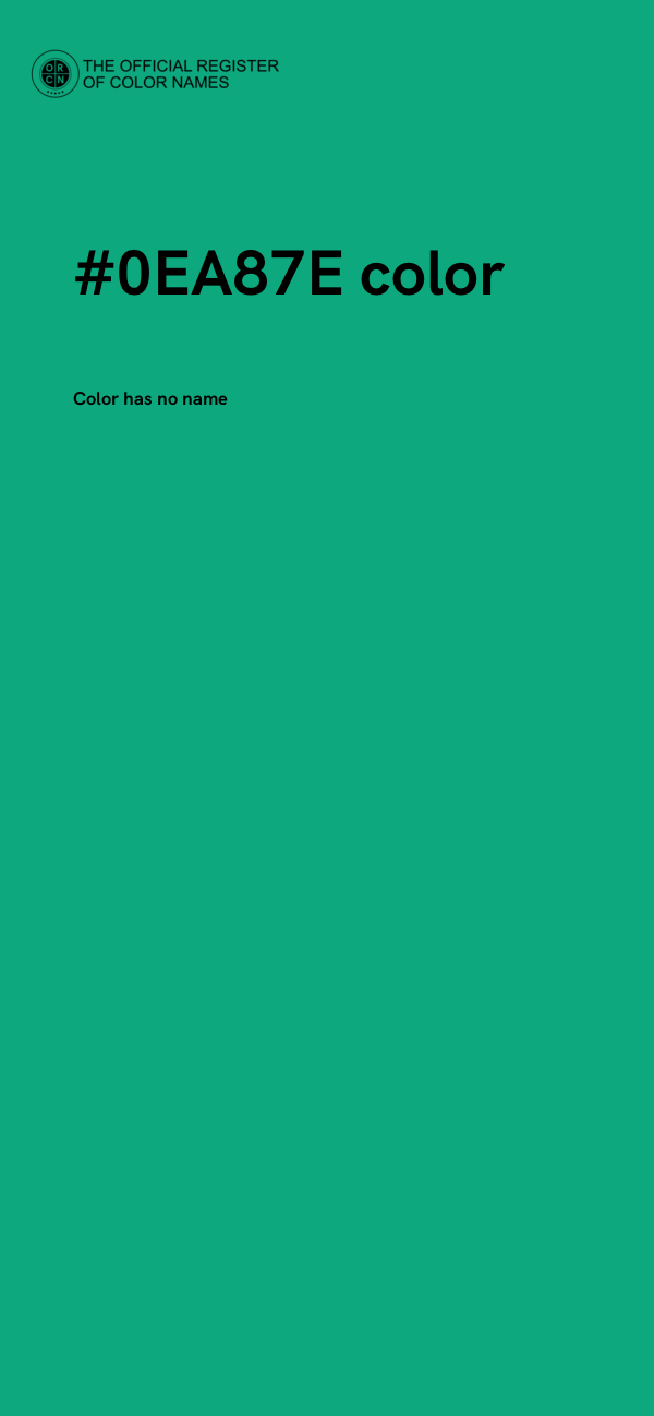 #0EA87E color image