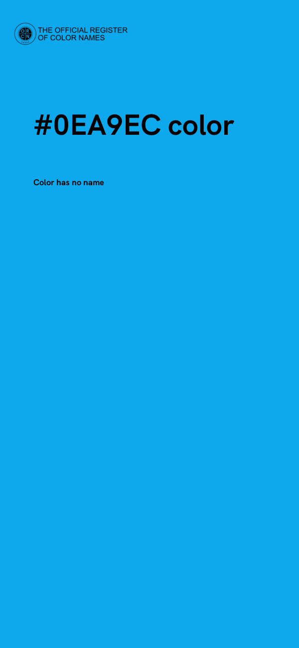 #0EA9EC color image
