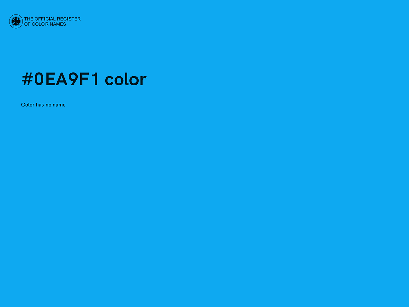 #0EA9F1 color image