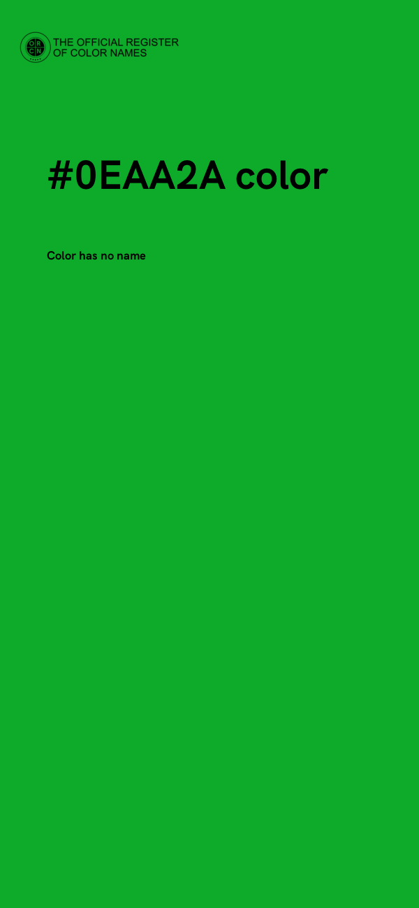 #0EAA2A color image
