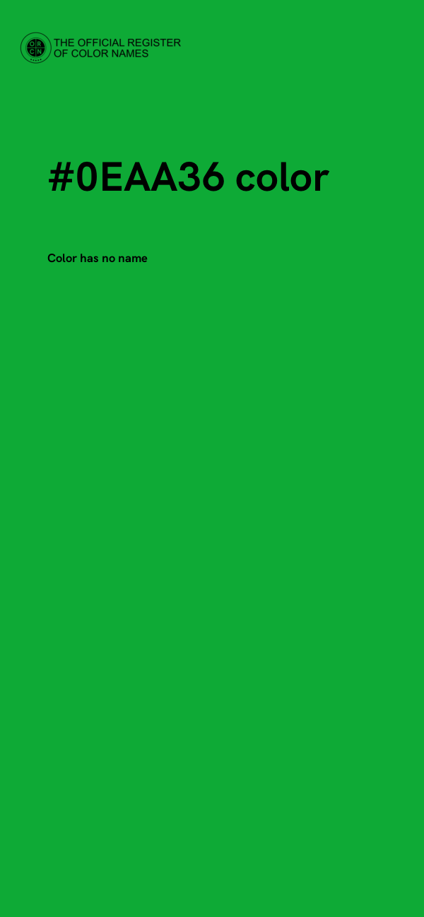#0EAA36 color image