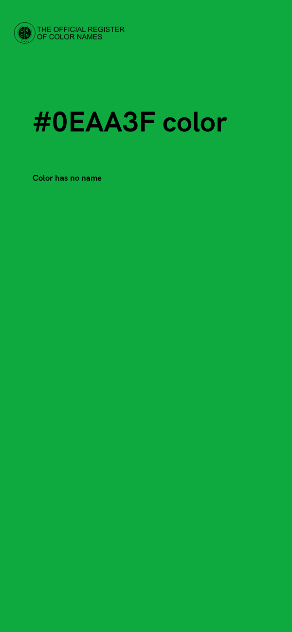 #0EAA3F color image