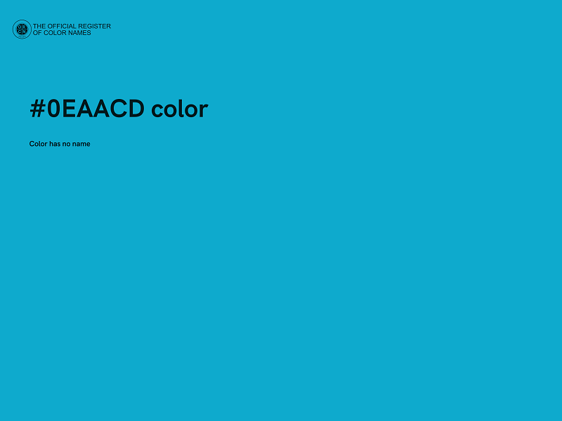 #0EAACD color image