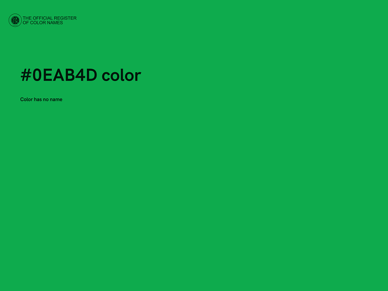 #0EAB4D color image