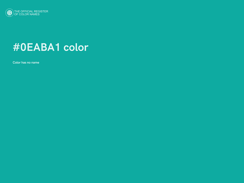 #0EABA1 color image