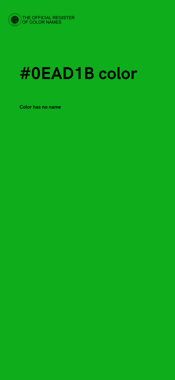 #0EAD1B color image